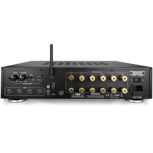 AMPLIFICADOR DE TV inalámbrico BT, receptor estéreo de 800 vatios con varias entradas de interfaz, coaxial óptico USB, pantalla LED integrada - Product Image 6