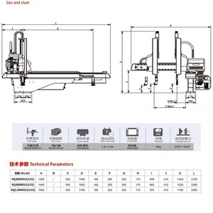 High Precisie 3 <strong>Axis</strong> Servo Horizontal Robotic Arm Injection Molding <strong>Robot</strong> - Product Image 6