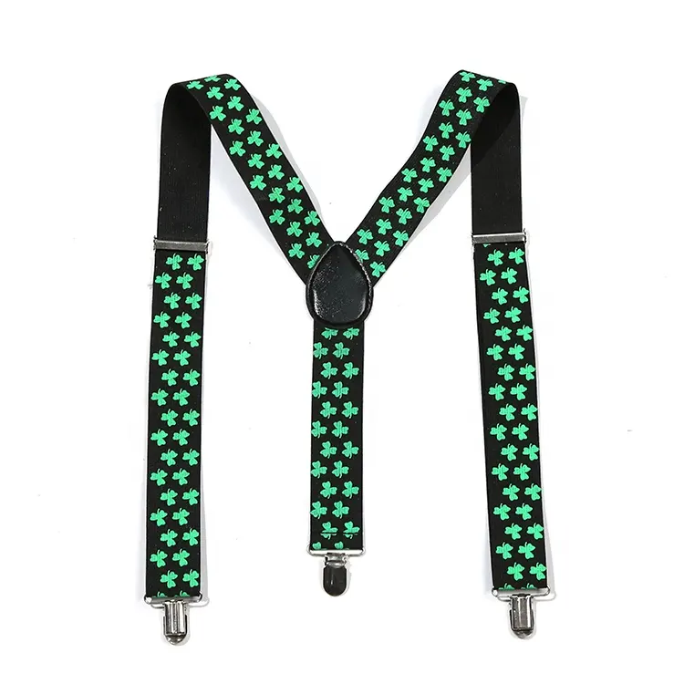 Y-Form Rücken riemen elastischer Gürtel dekorativer Geschenk gürtel mit bedrucktem Laser design neue Hosenträger für Hosen bänder Klammer verstellbar