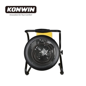 KONWIN พัดลมขนาด5000วัตต์แบบพกพา,เครื่องทำความร้อนสำหรับพื้นที่อุตสาหกรรมแบบบังคับพร้อมตัวควบคุมอุณหภูมิแบบปรับได้และระบบป้องกันความร้อนสูงเกินไป I - Product Image 2