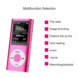 2024新しいデザインMP4プレーヤーポータブルラジオゲームコンソール超薄型MP3プレーヤー音楽プレーヤーオーディオボイスレコーダー子供用ギフトMP4 - Product Image 5