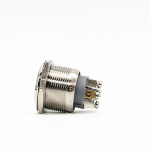 Anello dell'interruttore della luce da 22MM spie a LED interruttore a pulsante con terminale a vite a testa piatta interruttori di ripristino automatico - Product Image 4