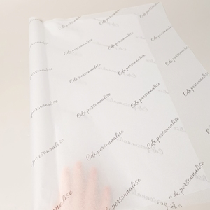 定制白色包装纸薄纸包装礼品包装圣诞包装纸礼品包装 - Product Image 3