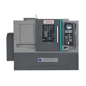 Torno CNC de alta precisión HSD40 Programación Torno de torneado de metal CNC para la venta