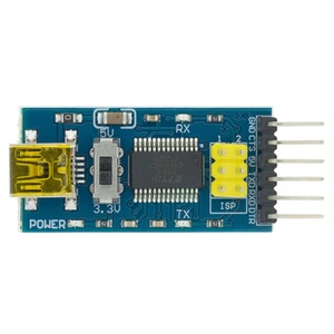 FTDI TTL rl USB TTL seri IC adaptörü dönüştürücü modülü için temel kesme panosu 3.3V 5V FT232 anahtarı