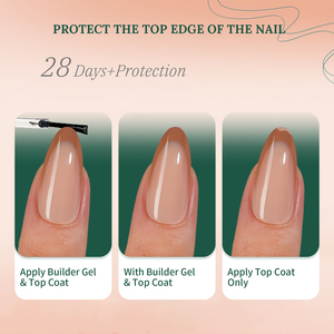 Nailpop 3-in-1 fransız jel tırnak ipuçları kadınlar için yumuşak akrilik badem ve Stiletto desen pres-çivi tasarım 5 renk seçenekleri - Product Image 2