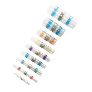 100pcs Đồng Lug Loại kết nối Kit nhiệt thu nhỏ Butt Splice dây thiết bị đầu cuối kết nối với Hàn tay áo cho hệ thống dây điện - Product Image 5