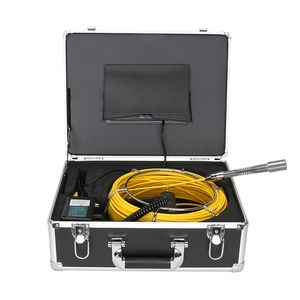 7&quot; Monitor Sewer Pipe Inspection Video Camera with Auto Balance Auto Self Leveling 512HZ Transmitter Pipe Locator <strong>Tube</strong> Camera - Product Image 3