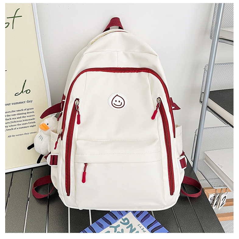 Sac simple blanc et rouge (hors accessoires)