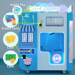 <strong>Wifi</strong> Control <strong>Qr</strong> <strong>Scan</strong> <strong>Code</strong> Fully Automatically Wall - Mounted Candy Cotton Vending Machines for Sale - Product Image 3