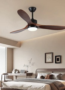 我们的品牌智能室内木制吊扇，配有家用轻型遥控电源功能 - Product Image 2