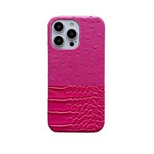 เคสโทรศัพท์มือถือฝาปิดครึ่งคุณภาพสูงมีลายจระเข้ฝาครอบโทรศัพท์ PC แบบแข็งสไตล์หลากสี - Product Image 1