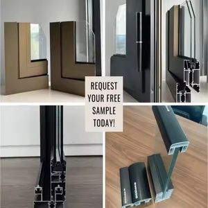Aluminum Exterior Replacement Top-Hung <strong>Sash</strong> <strong>Window</strong> Double and Single Hung Vertical Sliding with Folding Open Style and Screen - Product Image 5