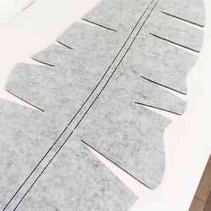 Custom <strong>Computer</strong> Application Durable Anti slip Soft Dark Grey Wool Felt Desk <strong>Keyboard</strong> Mat Anti-Scratch Office Desk Protector Mat - Product Image 4