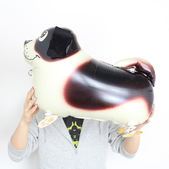 Beige black Dog