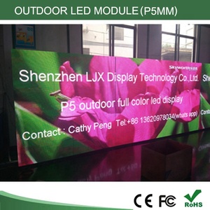 P5 Smd tam renkli açık LED ekran modülü 32x16 Guangdong paneli alışveriş merkezi için SDK fonksiyonu ile 5mm piksel aralığı - Product Image 6