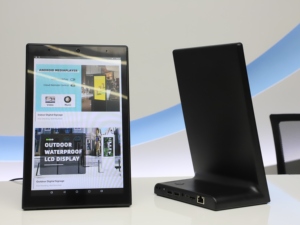 A forma di L Desktop interattivo Touch Digital Signage 10.1/14 pollici positivo recensione macchina piccola pubblicità gioco Tablet Android - Product Image 3