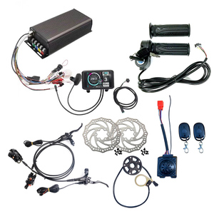 Hochwertiger Controller 72 V 100 A 5000 W Hall-Sensor Signwelle programmierbarer E-Bike-Überbausatz Controller