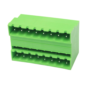 Bloque de terminales PCB enchufable de doble capa de paso de 5,08mm 2EDGRH-5.08 - Product Image 1