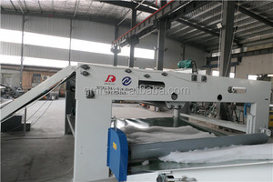 Neuer Zustand Automatische thermische Verklebung Watte Produktions linie Cross Lapper Vlies filz faser herstellungs maschinen mit Getriebe - Product Image 3