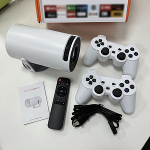 Портативный игровой проектор с 2,4 г беспроводным контроллером, поддержка 4K HD выход проекционный проектор игровой - Product Image 3