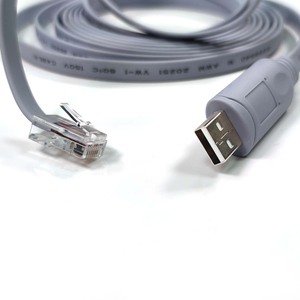 ラップトップコンピューターFT232RLチップ用の1.8mFTDIRS232シリアルUSBタイプC-RJ45コンソールケーブル - Product Image 1