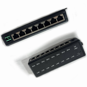 Inyector PoE Sunsoont de 8 puertos Gigabit 2A todo en uno, adaptador pasivo de 8 interfaces, inyector de módulo de alimentación a través de Ethernet - Product Image 1
