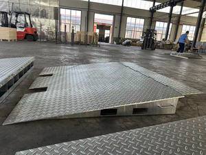 Contenedor de acero de 10 toneladas Carga/descarga Rampa de carretilla elevadora Equipo de manejo de materiales para envío Muelle de rampa de muelle de camión - Product Image 3
