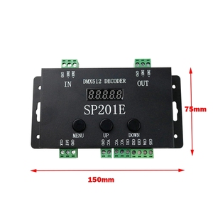 512 каналов Декодер DMX-SPI ws2811 DMX512 декодер ws2811 rgb контроллер светодиодной ленты SP201E для полноцветной ленты - Product Image 6