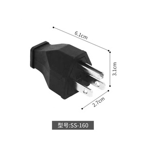 American Standard US Power Plug Plug Type B 3 Phase Male Female Plug <strong>Socket</strong> <strong>125V</strong> 15A Self-assembly Connector - Product Image 6