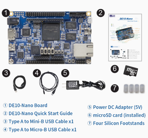 DE10-Nano FPGA開発ボード、サイクロンV SoC、工業グレード、デュアルコアARM - Product Image 2