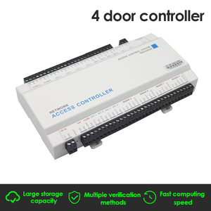 4 tür Network Access Control Panel Board With Software Communication Protocol TCP/IP Board Wiegand Reader für 1/2/4 Door Use