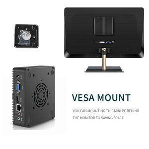 Lüfterloser kleiner Mini-PC CPU Core i7 4500U i5 4200Y i3 4010Y DDR3L Office Mini-PC Computer Desktop Win10 WLAN Barebone-PC tragbar - Product Image 6
