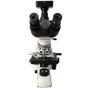 三目活血分析实验室显微镜学生生物镜面显微镜与CCD相机 - Product Image 3
