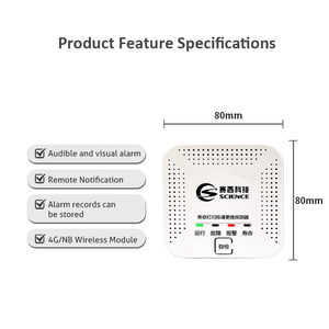 Điều khiển thông minh hồng ngoại Gas <span class=keywords><strong>Detector</strong></span> hộ gia đình cháy hệ thống báo động Độ chính xác cao cảm biến âm thanh/ánh sáng SMS/Wechat báo động cho - Product Image 3