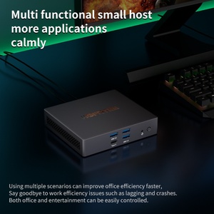 HGFRTEE 2025 Mini PC WiFi 5 Intel 12th Gen dört çekirdekli N100 düşük güç CPU üçlü ekran desteği oyun Mini PC - Product Image 5