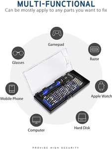 <strong>63</strong> in 1 Precision Magnetic Driver Electronics Repair <strong>Tool</strong> <strong>Kit</strong> Steel Handle Screwdriver Set for iPhone &amp; Tablet OEM Customizable - Product Image 5
