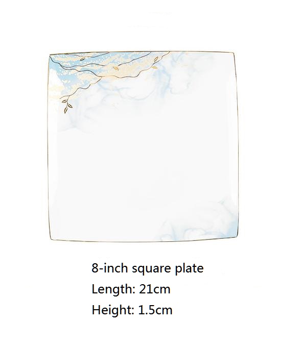 Plaque carrée de 8 pouces