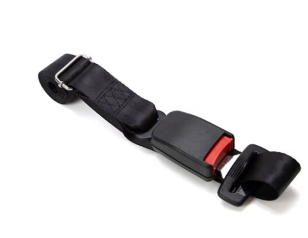 Black basic maternity seat belt