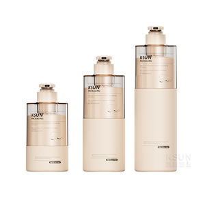 บรรจุภัณฑ์เครื่องสำอาง ขวดพลาสติก <span class=keywords><strong>HDPE</strong></span> ขนาด 300 มล. พร้อมหัวปั๊ม ขวดปั๊มโลชั่นพลาสติกขนาด 500 มล. 700 มล. พร้อมฝาปิด - Product Image 2