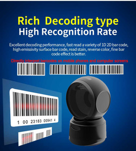 Desktop Embedded QR Code <strong>Reader</strong> 2D Omnidirectional CMOS Barcode Scanner for POS System - Product Image 5