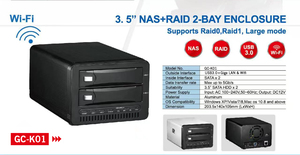 3.5英寸外置双硬盘机箱SATA NAS RAID 2托架机箱 - Product Image 6