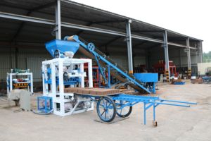 QT4-23A Semi <strong>Automatic</strong> Brick Paver Making <strong>Machine</strong> Brick Moulding <strong>Machines</strong> <strong>Block</strong> Making <strong>Machine</strong> <strong>Automatic</strong> for Sale - Product Image 3