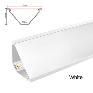 Luminous <strong>Led</strong> Aluminium Profile for Top Ceiling Channels Extrusions Corner Profile Light <strong>LED</strong> Strip Cove Lighting - Product Image 4