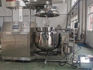 油圧リフト歯磨き粉製造ジャークリーム混合アギタドールボディローションホジェナイザーミキサー真空化粧品乳化機 - Product Image 4