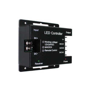Iron Shell RGB-Controller für RGB RGBW DC 12V 24V COB LED-Fernbedienung 3 Kanäle Bunte Lichter mit Blitze ffekt - Product Image 3