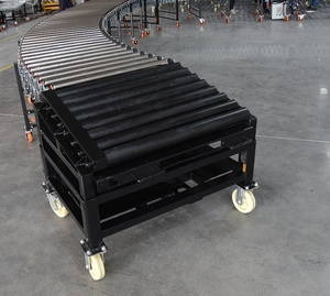 Línea transportadora de rodillos telescópica de nuevo diseño con resistencia al impacto para carga y descarga - Product Image 3