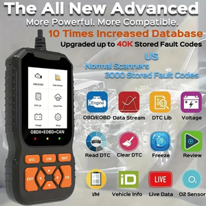 OBD2スキャナーライブデータプロフェッショナルメカニックOBDII診断コードリーダーツール - Product Image 2