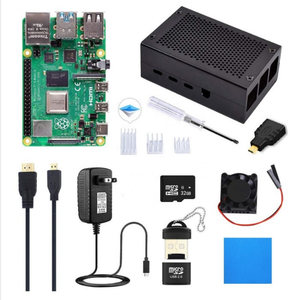 <strong>Raspberry</strong> <strong>Pi</strong> 4 Complete Starter Kit with <strong>Pi</strong> 4 Model B 4GB RAM Board 32GB Mic ro SD Card