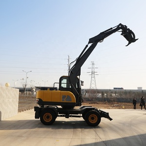 Knokkelgiek Compacte Kuipwielgraafmachine 360 Graden Rotatie Vrije Emmer Optionele Wiellader Wielgraafmachines - Product Image 4